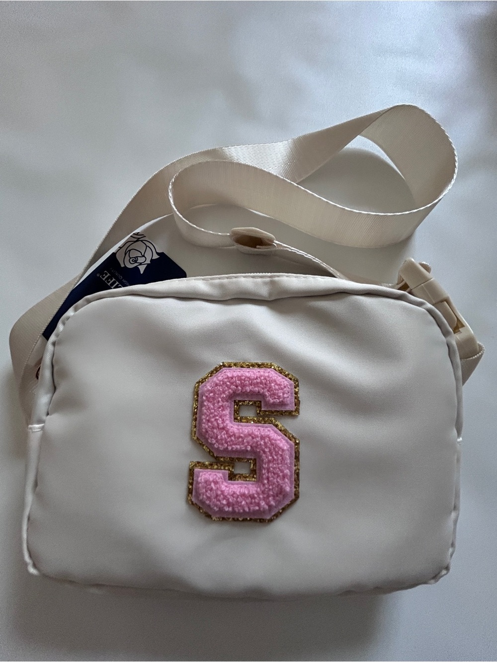 Initial S Fanny Pack Crossbody Purse. New.